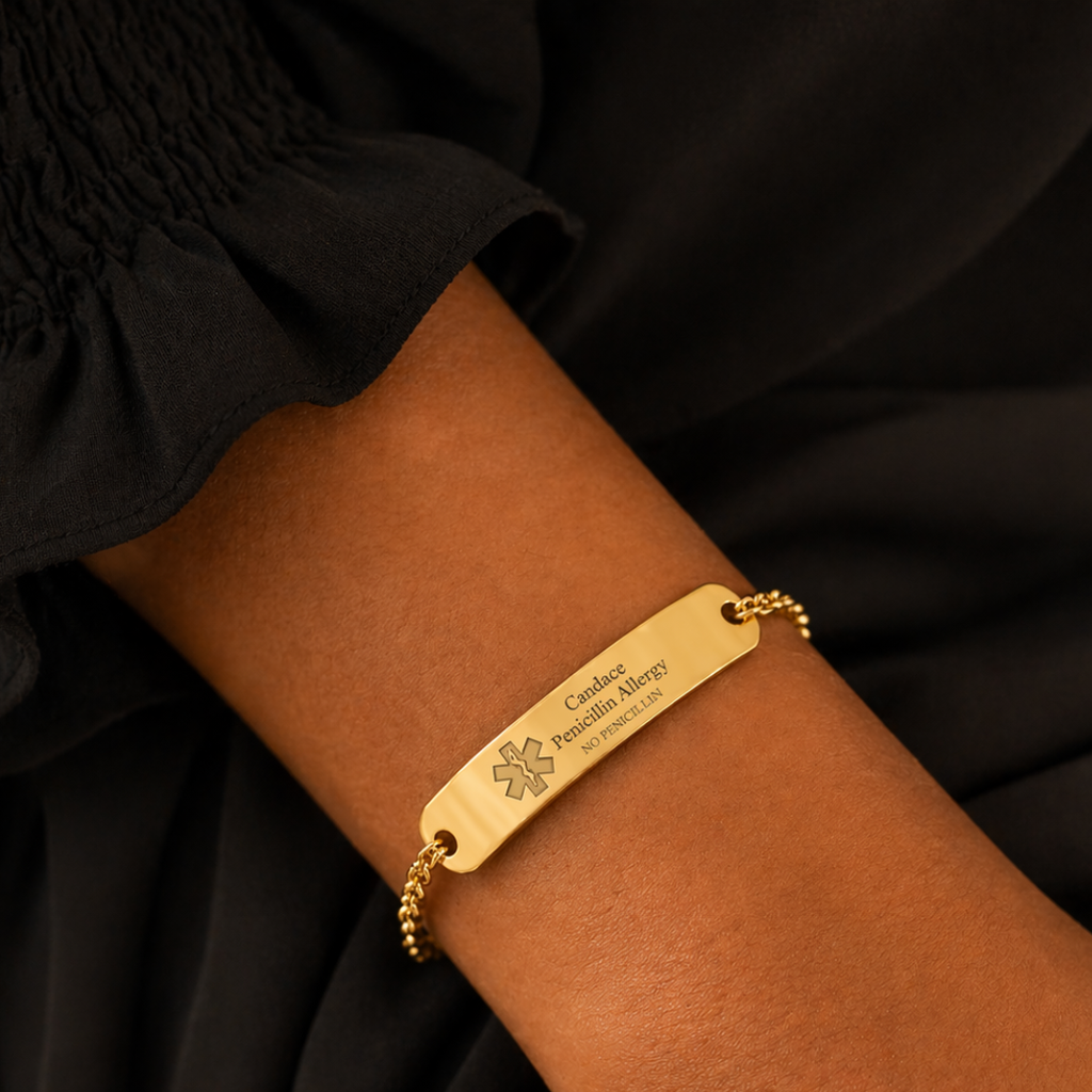 Adorned Allergy Bracelet