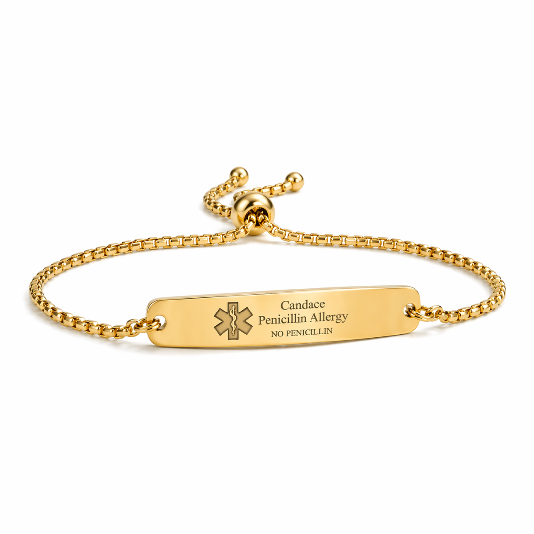 Adorned Allergy Bracelet