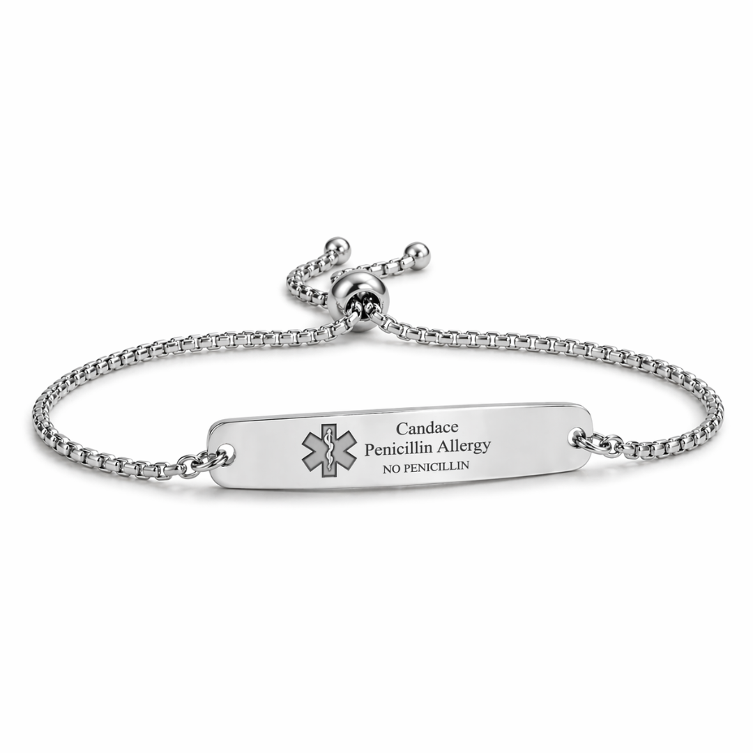 Adorned Allergy Bracelet