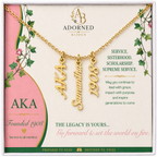 The AKA Legacy Custom Name Necklace