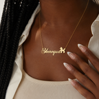 The Symbol of Sisterhood Script Pendant