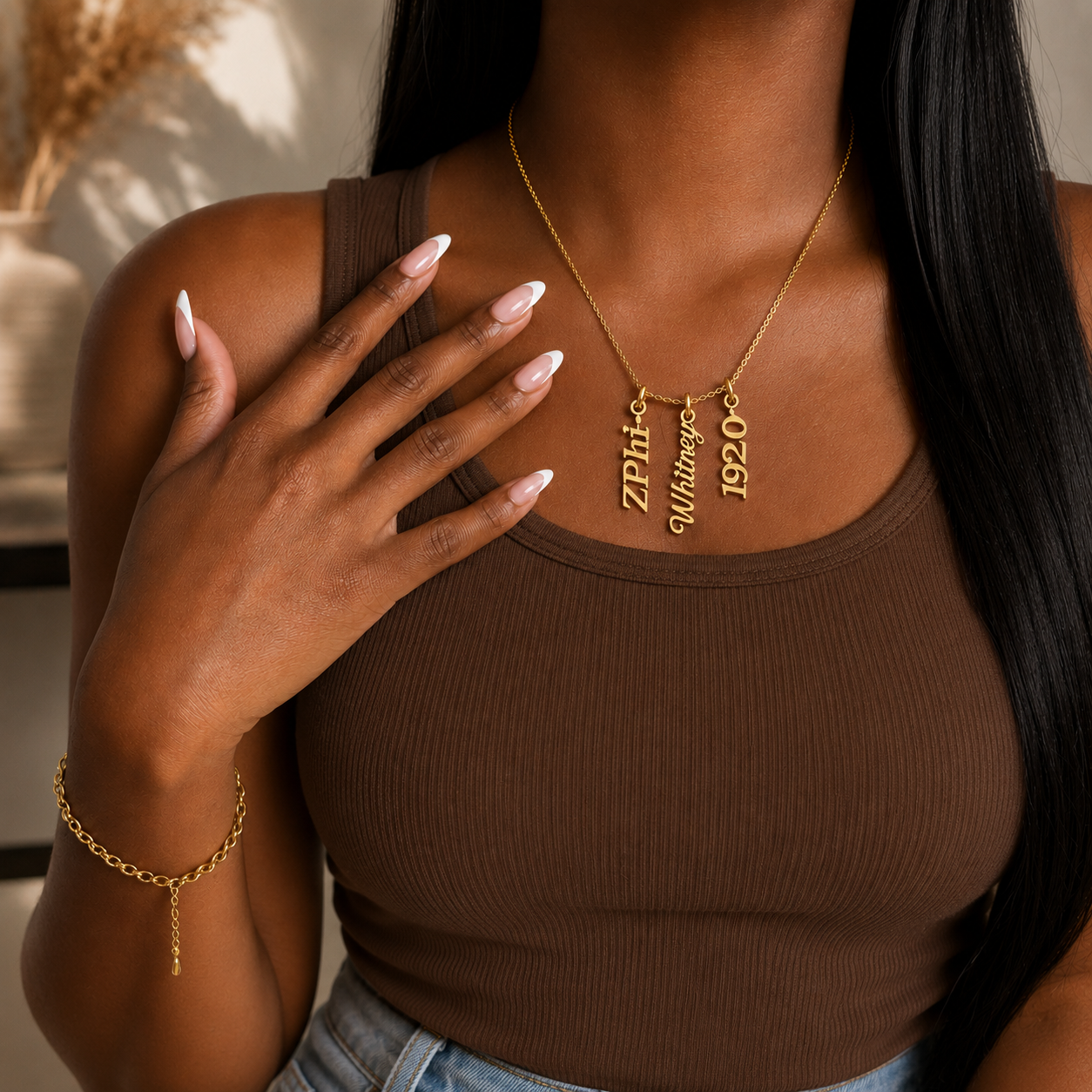 The Adorned Sisterhood Charm Necklace