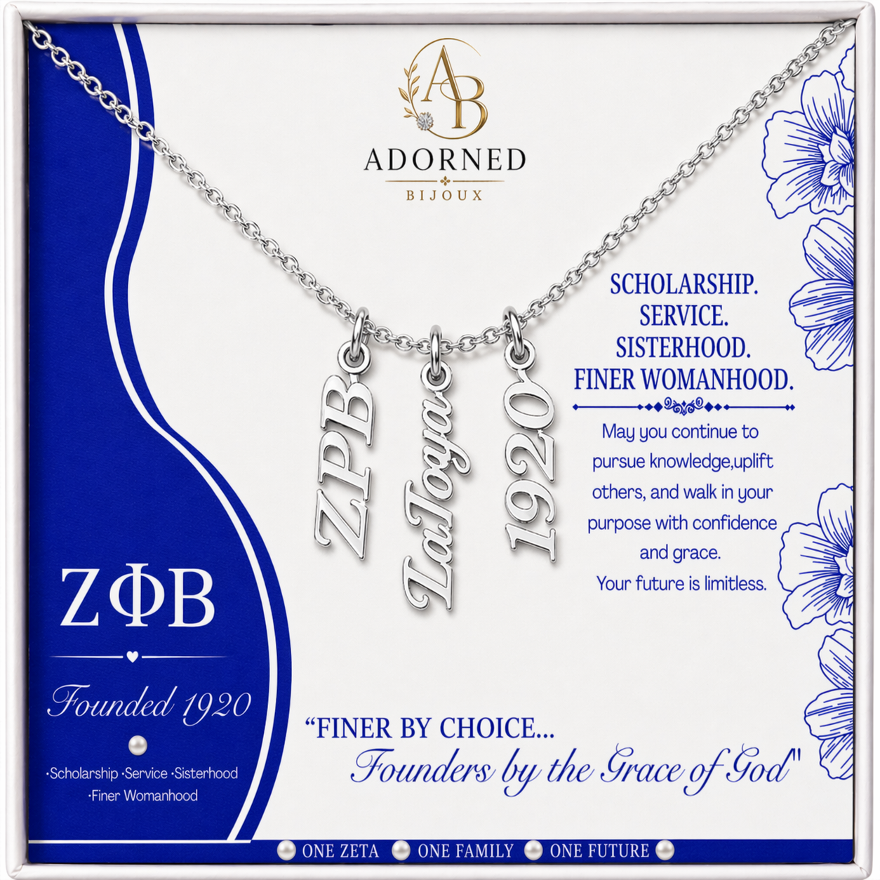 The Finer Womanhood Custom Necklace