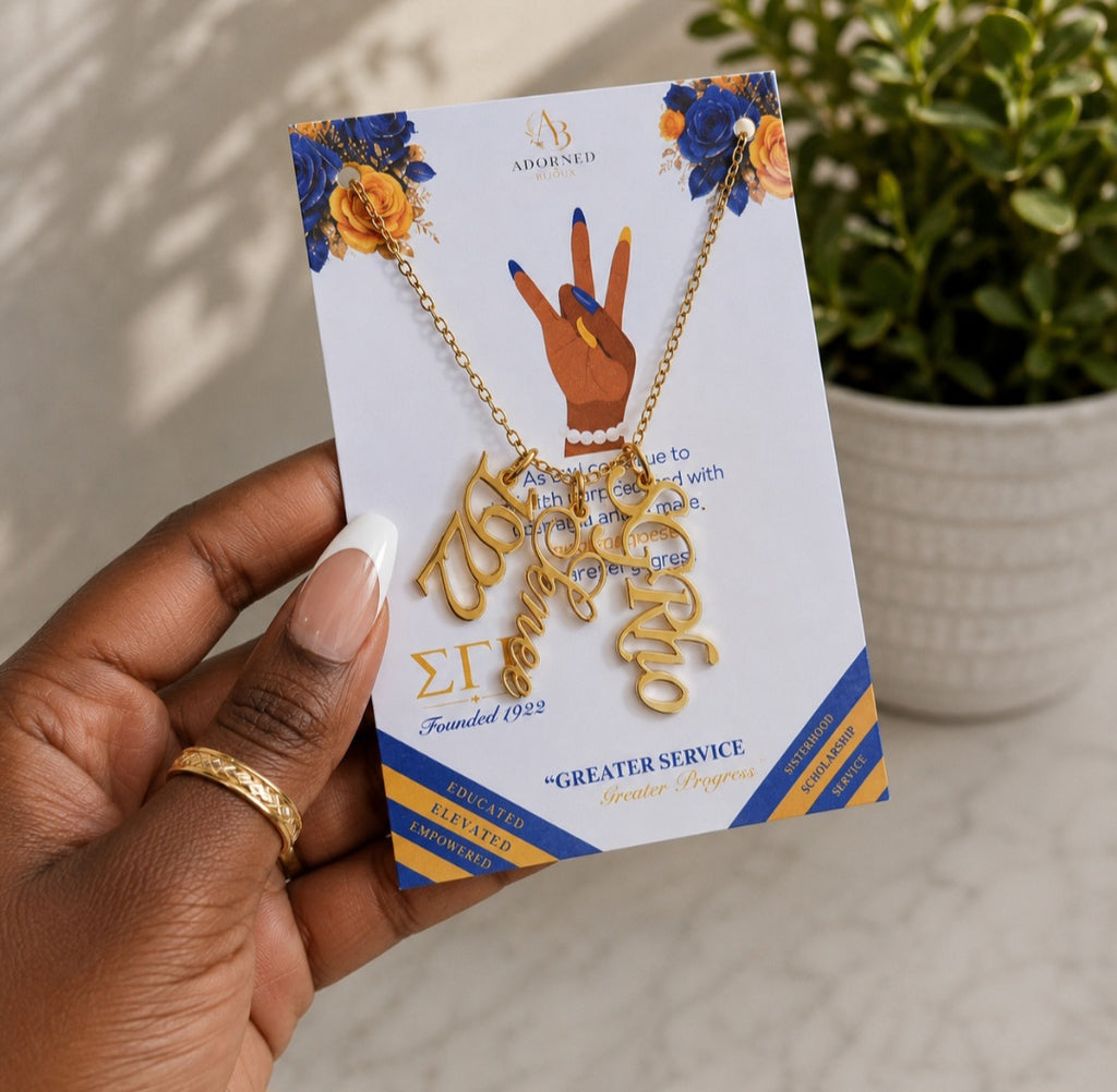 The Adorned Sisterhood Charm Necklace