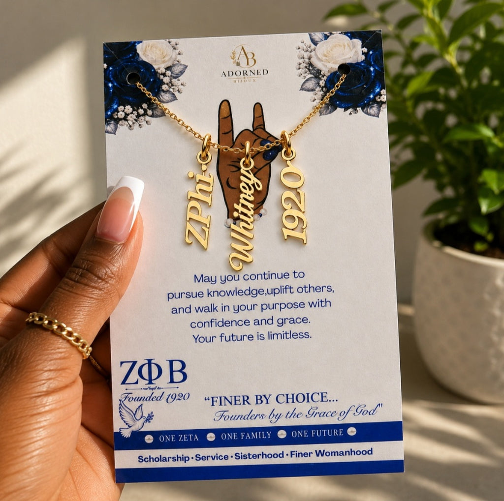 The Adorned Sisterhood Charm Necklace