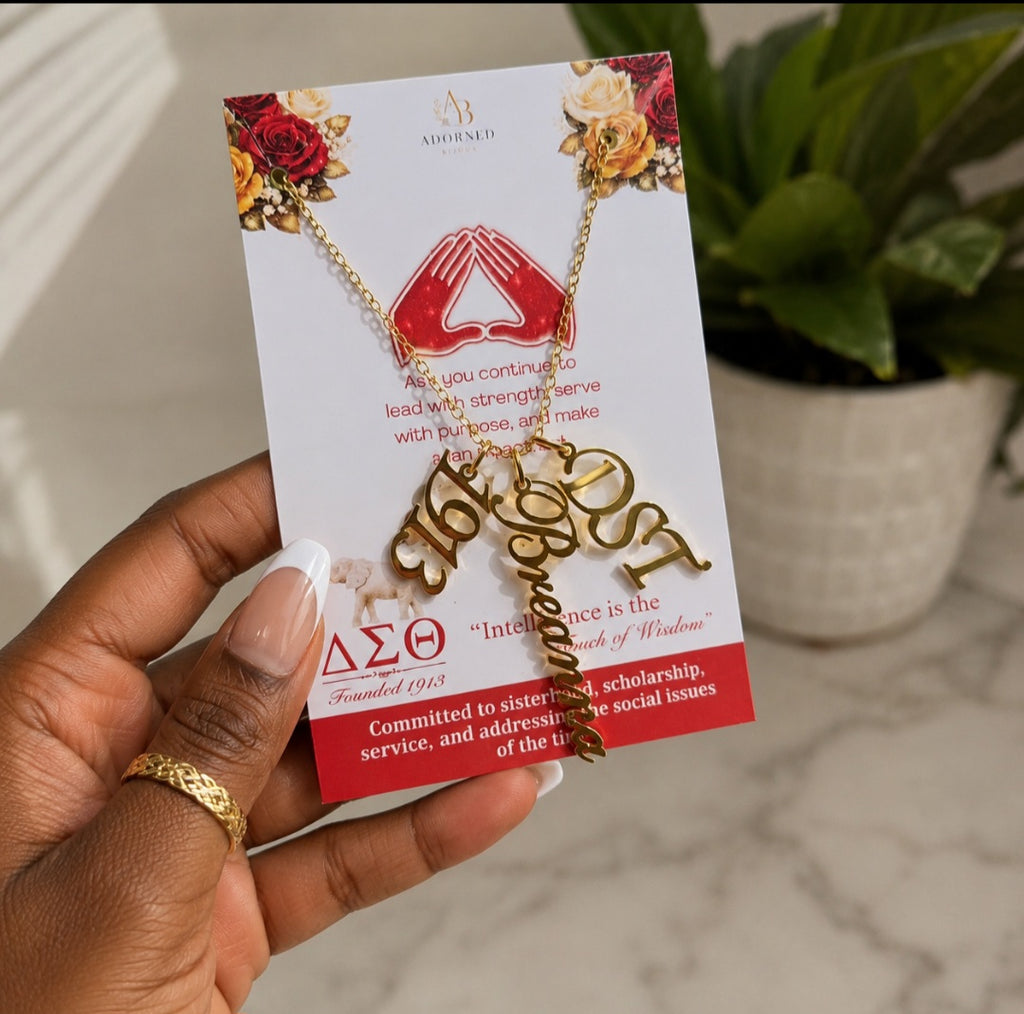 The Adorned Sisterhood Charm Necklace