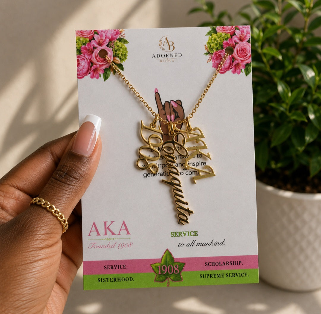 The Adorned Sisterhood Charm Necklace