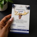 The Symbol of Sisterhood Script Pendant